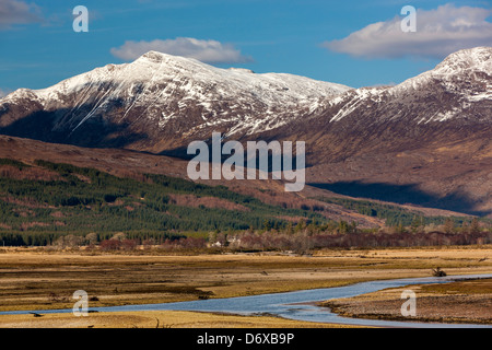 Vue de Torr na h-iolaire sur la rivière Carron, Highland, Ecosse, Royaume-Uni, Europe. Banque D'Images