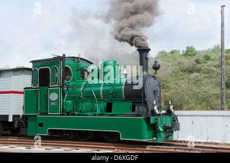 Vieux train à vapeur en Hollande Banque D'Images