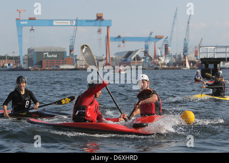 Kiel, Allemagne, Canoe Polo à la Semaine de Kiel 2012 Banque D'Images