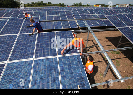 Oeversee, Allemagne, un parc solaire sera construite Banque D'Images