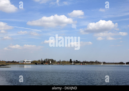 Grange de l'île, Réservoir, West Molesey Surrey England UK Banque D'Images