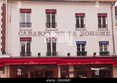 Le cabaret de la Bohème à Montmartre, Paris. Banque D'Images