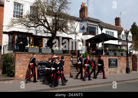 Le canard sale pub, Stratford-upon-Avon, Royaume-Uni Banque D'Images