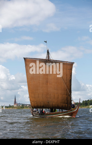 Schleswig, Allemagne, Rahseglertreffen Hedeby cours Banque D'Images