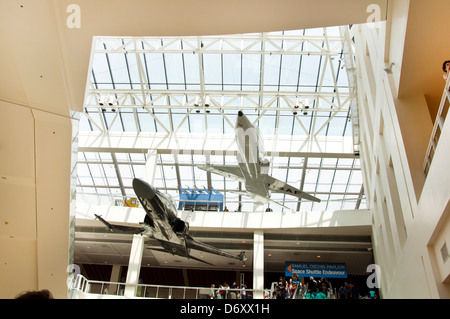 Jets de l'Armée de l'air, Centre des Sciences de Californie à Los Angeles Banque D'Images