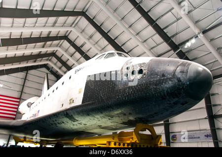 La navette spatiale Endeavour, California Science Center à Los Angeles Banque D'Images