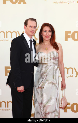 Steve Buscemi, Jo Andres 63e Primetime Emmy Awards : Los Angeles, Californie - 18.09.11 Banque D'Images