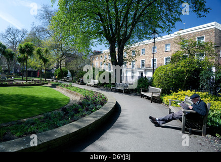 Canonbury Square, Islington, Londres Banque D'Images