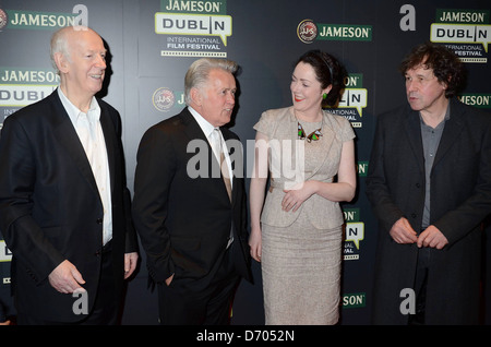 Tom Hickey, Martin Sheen, Derbhle Crotty et Stephen Rea Jameson Dublin International Film Festival - 'Stella Days' en première mondiale au Banque D'Images