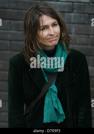 Helen Baxendale au studios ITV London, England - 22.02.12 Banque D'Images