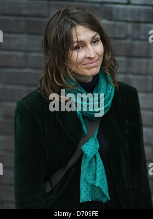 Helen Baxendale au studios ITV London, England - 22.02.12 Banque D'Images