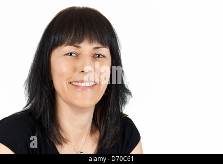 Portrait of smiling young woman Banque D'Images