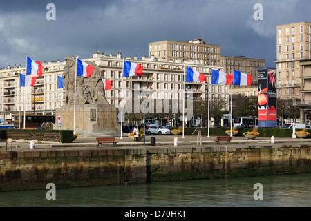 Bassin du Commerce,Le Havre,Normandie,France,Europe Banque D'Images