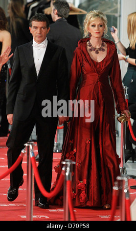 Antonio Banderas et Melanie Griffith Cinéma Goya Awards 2012 Cérémonie au Palacio Municipal de Congresos de Madrid - Arrivées, Banque D'Images