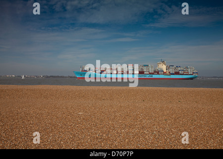 Les quais de Felixstowe Banque D'Images