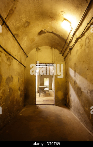 Le Barcarès, France, Bunker 4-a-chaux de la Ligne Maginot Banque D'Images