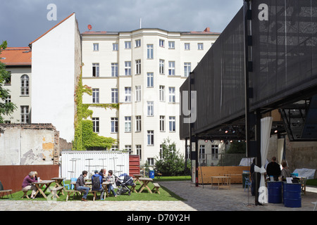 Berlin, Allemagne, le BMW Guggenheim Lab Banque D'Images