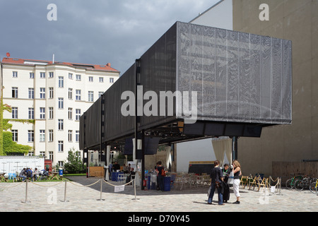 Berlin, Allemagne, le BMW Guggenheim Lab Banque D'Images