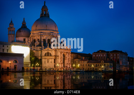 Basilique St Marc à Venise par le Grand canal. Banque D'Images