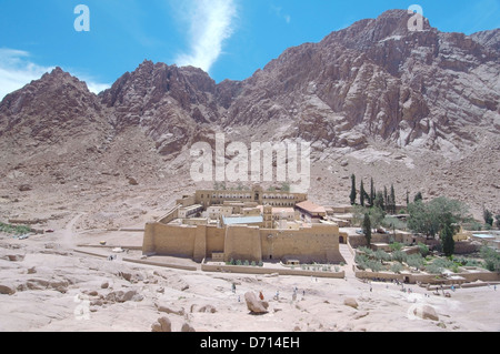 Le Monastère de Sainte Catherine (Catherine), péninsule du Sinaï, Égypte Banque D'Images