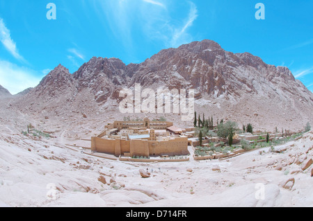 Le Monastère de Sainte Catherine (Catherine), péninsule du Sinaï, Égypte Banque D'Images