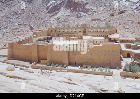 Le Monastère de Sainte Catherine (Catherine), péninsule du Sinaï, Égypte Banque D'Images