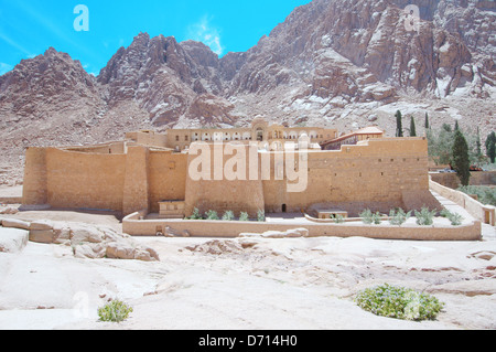 Le Monastère de Sainte Catherine (Catherine), péninsule du Sinaï, Égypte Banque D'Images