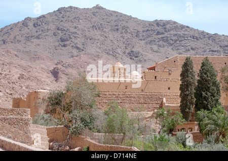 Le Monastère de Sainte Catherine (Catherine), péninsule du Sinaï, Égypte Banque D'Images