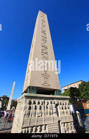 Obélisque de Théodose, Istanbul, Turquie Banque D'Images