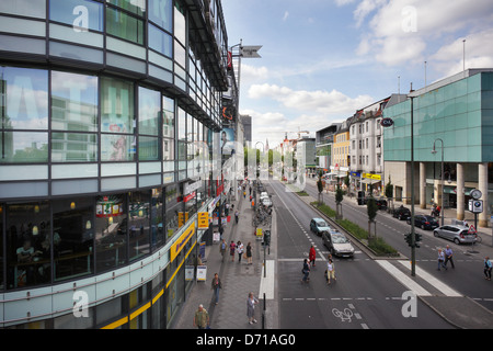 Berlin, Allemagne, la rue commerçante de Berlin-Steglitz château Banque D'Images