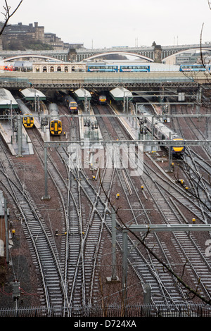 La gare de Waverley Banque D'Images