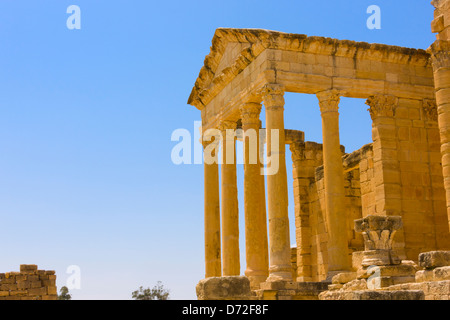 Ruines de Sbeitla, Tunisie Banque D'Images