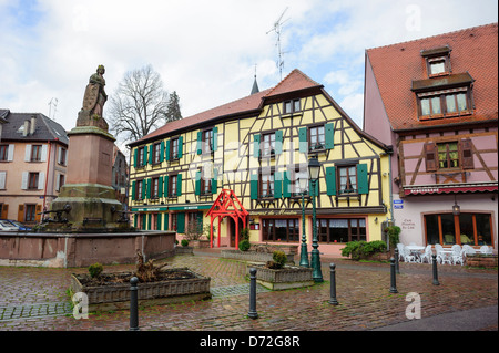 Ribeauvillé, France City Scene Banque D'Images