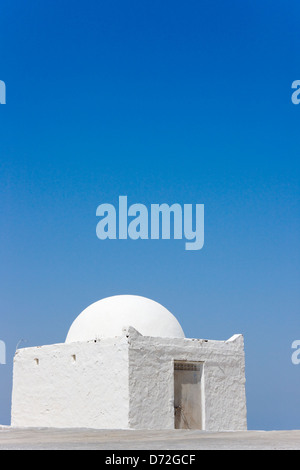 Mosquée et l'école, Djerba, Tunisie Banque D'Images