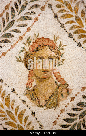 Dans la mosaïque du Musée El Jem, Tunisie Banque D'Images