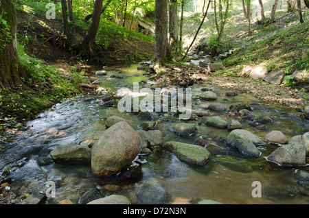 Papier d'emballage de l'ordinateur de petits trous ronds gris gros plan l'arrière-plan. Banque D'Images