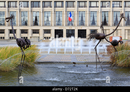 Hôtel de ville dans l'ancien Hôtel de Ville,Le Havre,Normandie,France,Europe Banque D'Images