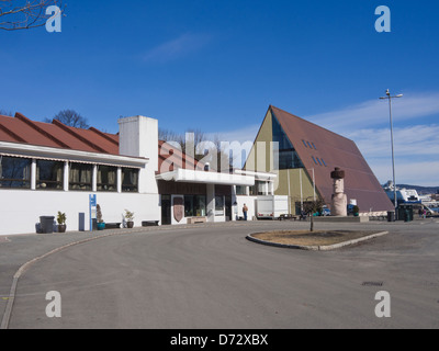 Le Kon Tiki Museum à Oslo La Norvège a des expositions de l'expédition, plus important, de la façade d'origine de la flotte, la balsa Banque D'Images