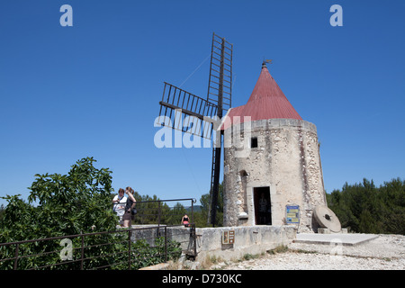 Saint-Martin-de-Crau, France, la Tour Moulin par Alphonse Daudet Banque D'Images