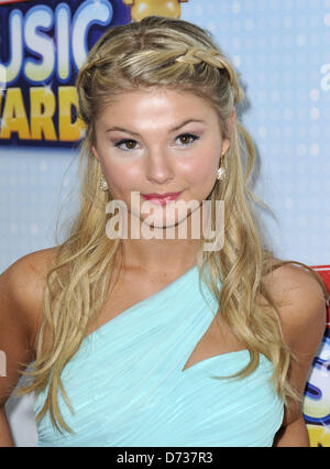 27 avril, 2013 - Los Angeles, Californie, États-Unis - Stefanie Scott assistant à la Radio Disney Music Awards 2013 qui a eu lieu lors de la Nokia Theatre de Los Angeles, Californie le 27 avril 2013. 2013.(Image Crédit : © D. Long/Globe Photos/ZUMAPRESS.com) Banque D'Images