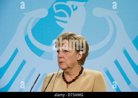 Berlin, Allemagne, la chancelière allemande, Angela Merkel, CDU Banque D'Images