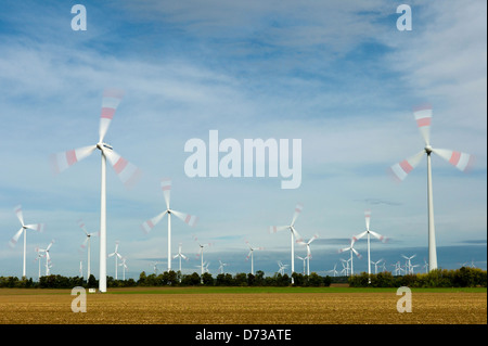 Zehdenick, Allemagne, wind farm Ketzin Banque D'Images