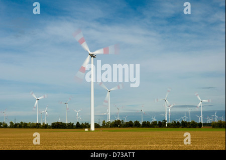 Zehdenick, Allemagne, wind farm Ketzin Banque D'Images