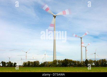 Zehdenick, Allemagne, wind farm Ketzin Banque D'Images