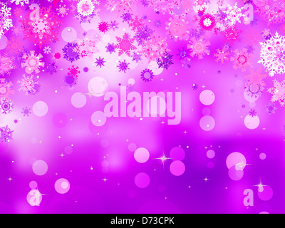 Abstract bokeh de Noël Banque D'Images