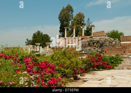 Basilique de St John, Selcuk, Izmir, Turquie Banque D'Images