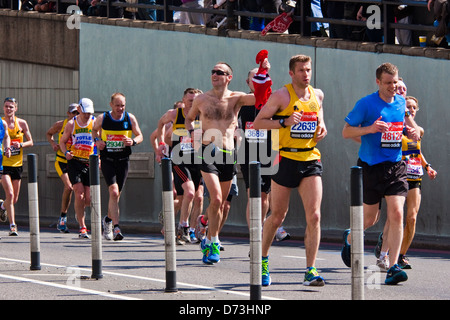 Marathon de Londres 2013 Banque D'Images