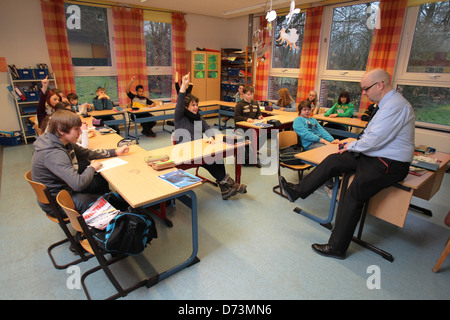 Flensburg, Allemagne, l'instruction religieuse dans une école régionale Banque D'Images