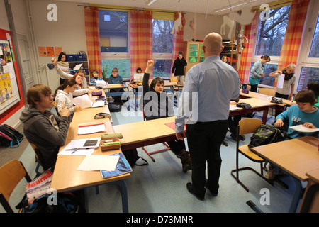 Flensburg, Allemagne, l'instruction religieuse dans une école régionale Banque D'Images