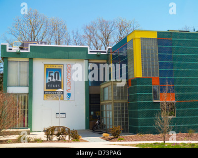 Discovery Museum et Planétarium de Bridgeport, CT Banque D'Images